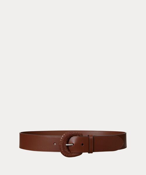 LAUREN RALPH LAUREN/ローレン ラルフ ローレン ウーブンバックル ヴァケッタ レザー ワイド ベルト 200ブラウン XS LAUREN RALPH LAUREN/ローレン ラルフ ローレン ウーブンバックル ヴァケッタ レザー ワイド ベルト 200ブラウン XS