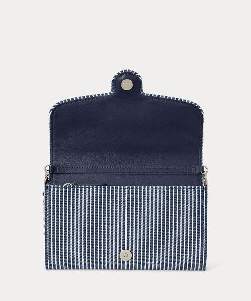 LAUREN RALPH LAUREN / ローレン ラルフ ローレン ショルダーバッグ | ストライプド キャンバス ミディアム Adair クロスボディ | 詳細3