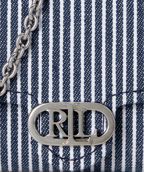 LAUREN RALPH LAUREN / ローレン ラルフ ローレン ショルダーバッグ | ストライプド キャンバス ミディアム Adair クロスボディ | 詳細5