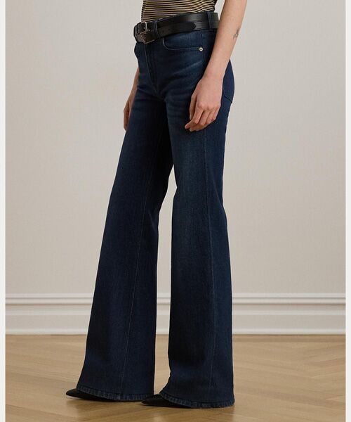LAUREN RALPH LAUREN / ローレン ラルフ ローレン デニムパンツ | ハイライズ フレア ジーンズ | 詳細3