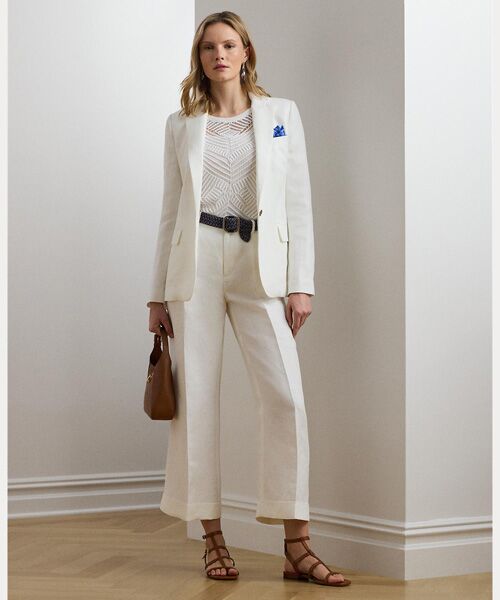 LAUREN RALPH LAUREN / ローレン ラルフ ローレン その他アウター | リネンブレンド ツイル ブレザー | 詳細2