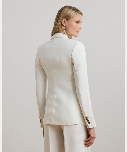 LAUREN RALPH LAUREN / ローレン ラルフ ローレン その他アウター | リネンブレンド ツイル ブレザー | 詳細3