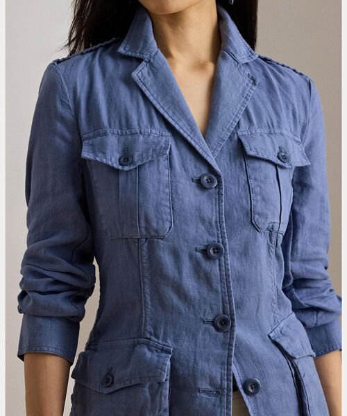 LAUREN RALPH LAUREN / ローレン ラルフ ローレン その他アウター | リネン ブレザー | 詳細4