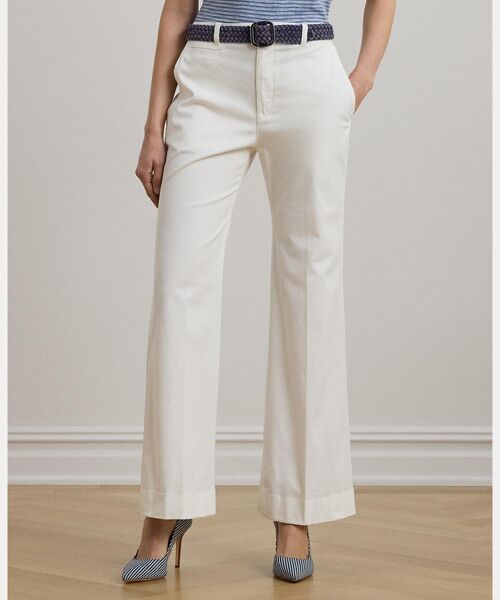 LAUREN RALPH LAUREN / ローレン ラルフ ローレン その他パンツ | ストレッチ コットン チノ フレア パンツ | 詳細2