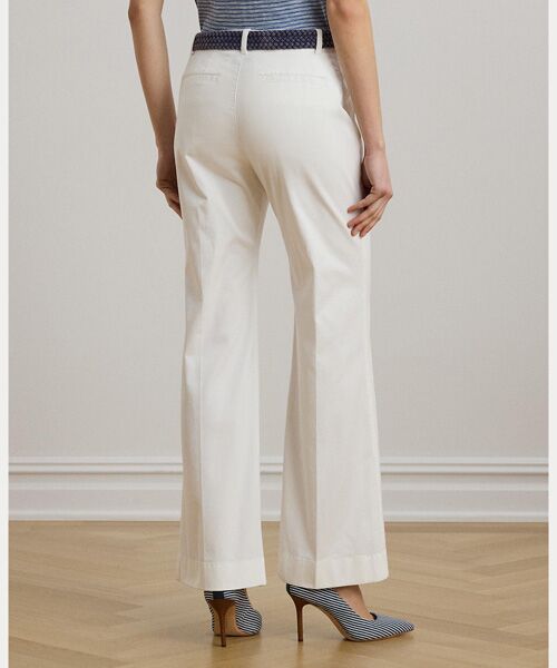 LAUREN RALPH LAUREN / ローレン ラルフ ローレン その他パンツ | ストレッチ コットン チノ フレア パンツ | 詳細3