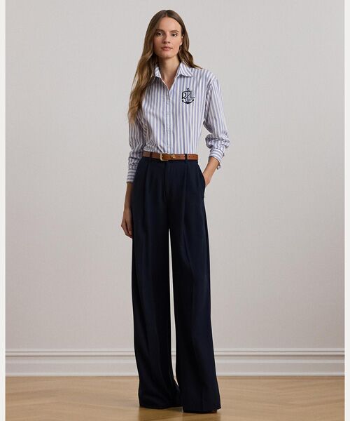 美品✨RALPH LAUREN 格子柄シャツジャケット　ラルフローレン ラルフローレン ビッグシャツ チェック柄 ロゴ刺繍 半袖