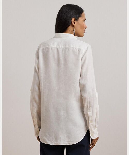 LAUREN RALPH LAUREN / ローレン ラルフ ローレン シャツ・ブラウス | リラックス フィット プリント ロールタブ スリーブ シャツ | 詳細3