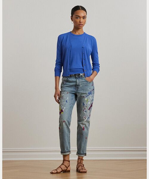 LAUREN RALPH LAUREN / ローレン ラルフ ローレン カーディガン・ボレロ | Vネック カーディガン | 詳細2