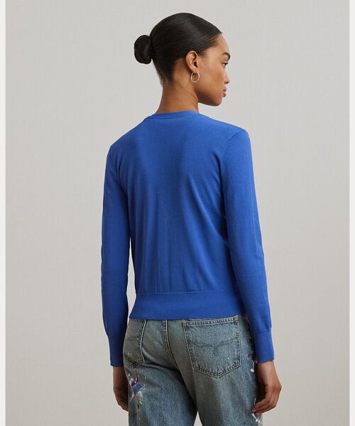 LAUREN RALPH LAUREN / ローレン ラルフ ローレン カーディガン・ボレロ | Vネック カーディガン | 詳細3