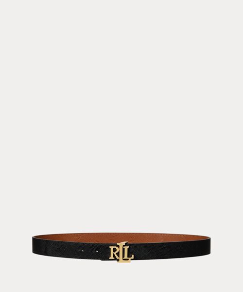 LAUREN RALPH LAUREN / ローレン ラルフ ローレン ベルト・サスペンダー | ロゴ リバーシブル クロスハッチ レザー ベルト | 詳細2