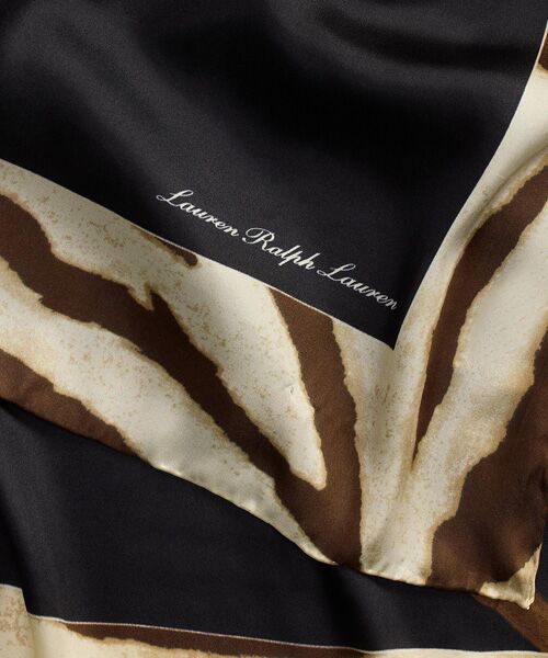 Ralph Lauren 写真プリント スカーフ Ralph Lauren 写真プリント スカーフ