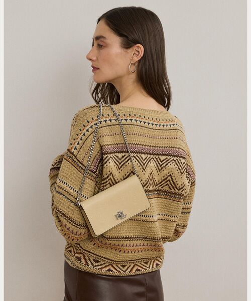 LAUREN RALPH LAUREN / ローレン ラルフ ローレン ショルダーバッグ | クロスハッチ クロスボディ ターンロック テック ケース | 詳細5