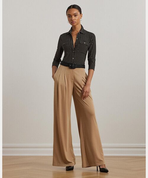 LAUREN RALPH LAUREN / ローレン ラルフ ローレン シャツ・ブラウス | スリム フィット ジオプリント ジャージー シャツ | 詳細2