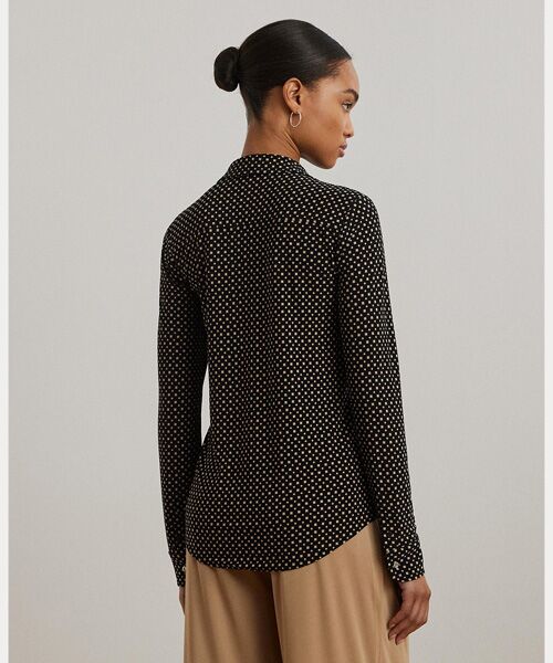 LAUREN RALPH LAUREN / ローレン ラルフ ローレン シャツ・ブラウス | スリム フィット ジオプリント ジャージー シャツ | 詳細3