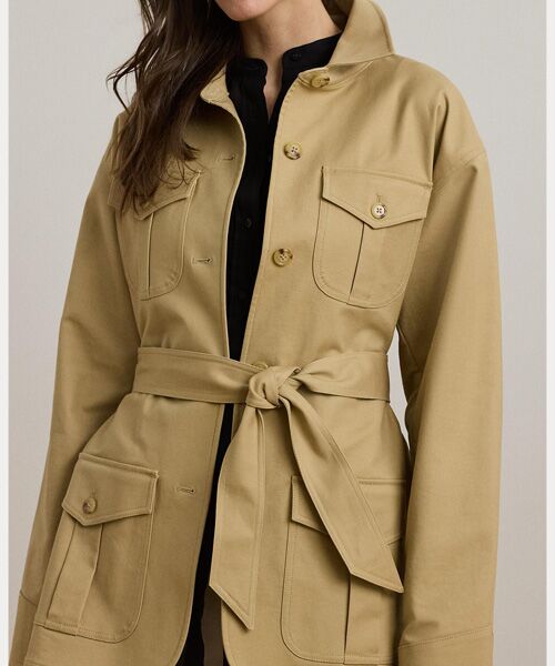 LAUREN RALPH LAUREN / ローレン ラルフ ローレン その他アウター | ダブルフェイスド ストレッチ コットン フィールド ジャケット | 詳細4