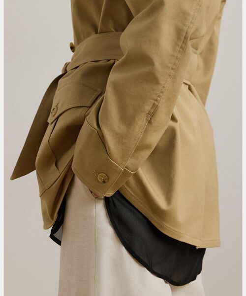 LAUREN RALPH LAUREN / ローレン ラルフ ローレン その他アウター | ダブルフェイスド ストレッチ コットン フィールド ジャケット | 詳細5