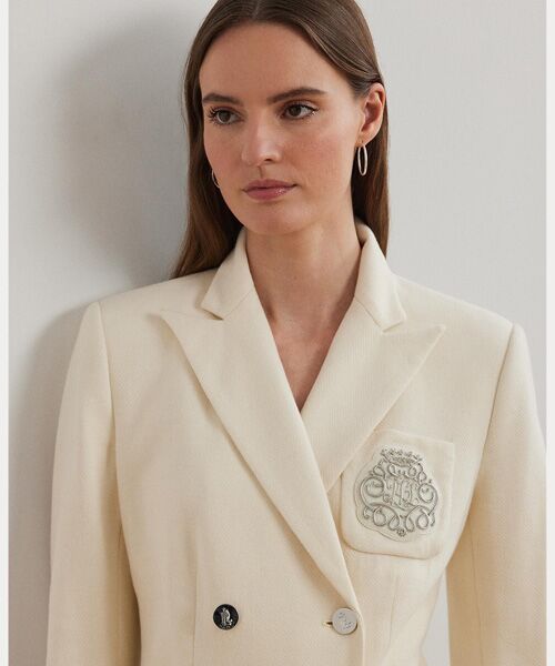 LAUREN RALPH LAUREN / ローレン ラルフ ローレン その他アウター | ブリオン ダブルブレステッド ジャカード ブレザー | 詳細4