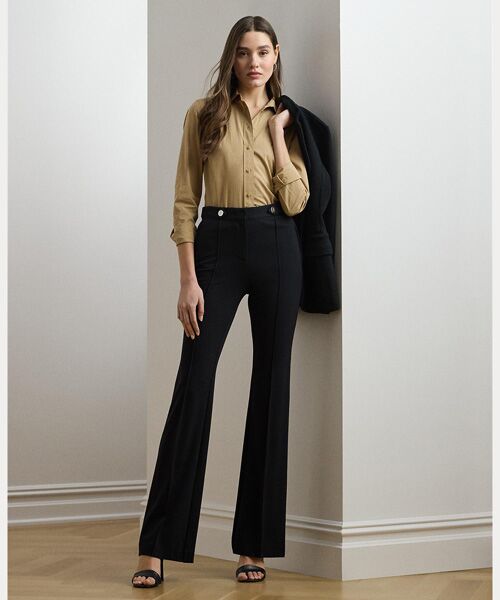 LAUREN RALPH LAUREN/ローレン ラルフ ローレン ポンチ ブーツ トラウザー 001ブラック 2 LAUREN RALPH LAUREN/ローレン ラルフ ローレン ポンチ ブーツ トラウザー 001ブラック 2
