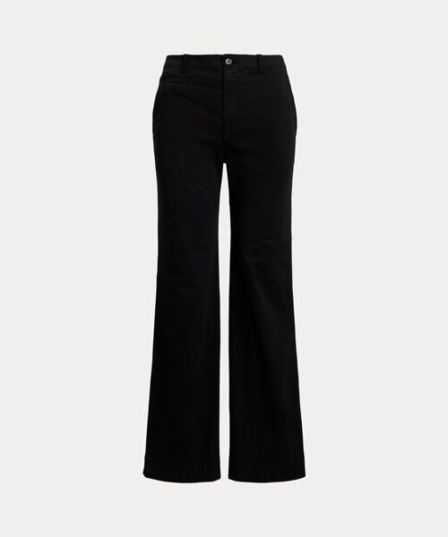 LAUREN RALPH LAUREN / ローレン ラルフ ローレン チノ・ワークパンツ | ストレッチ コットン チノ フレア パンツ | 詳細1