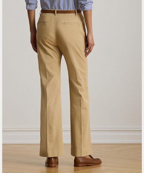 LAUREN RALPH LAUREN / ローレン ラルフ ローレン チノ・ワークパンツ | ストレッチ コットン チノ フレア パンツ | 詳細3
