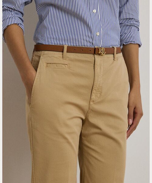 LAUREN RALPH LAUREN / ローレン ラルフ ローレン チノ・ワークパンツ | ストレッチ コットン チノ フレア パンツ | 詳細4