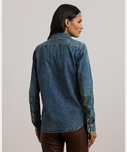 LAUREN RALPH LAUREN / ローレン ラルフ ローレン シャツ・ブラウス | クラシック フィット デニム シャツ | 詳細3