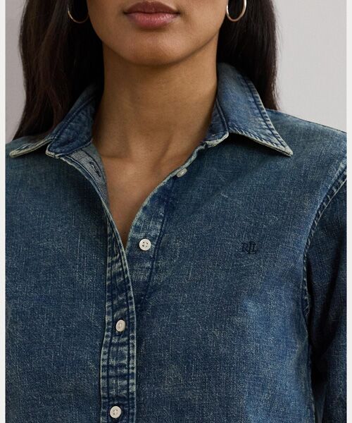 LAUREN RALPH LAUREN / ローレン ラルフ ローレン シャツ・ブラウス | クラシック フィット デニム シャツ | 詳細4