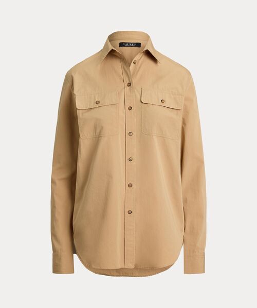 LAUREN RALPH LAUREN / ローレン ラルフ ローレン シャツ・ブラウス | リラックス フィット フェザーウエイト コットン シャツ | 詳細1