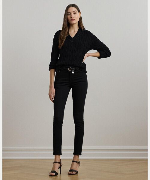 LAUREN RALPH LAUREN / ローレン ラルフ ローレン ニット・セーター | ケーブルアンドポインテールニット クリケット セーター | 詳細2