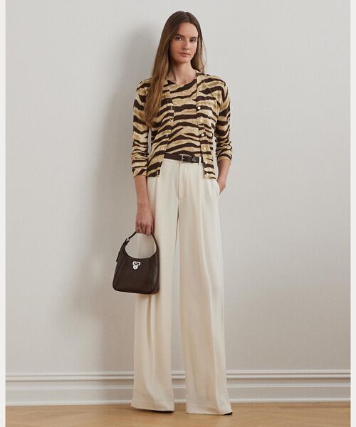 LAUREN RALPH LAUREN / ローレン ラルフ ローレン ニット・セーター | プリント リネンコットン ショートスリーブ セーター | 詳細2