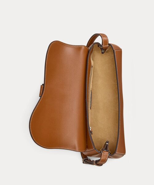 LAUREN RALPH LAUREN / ローレン ラルフ ローレン ショルダーバッグ | レザー ミディアム Tasha イーストウエスト バッグ | 詳細3