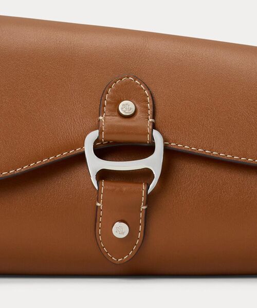 LAUREN RALPH LAUREN / ローレン ラルフ ローレン ショルダーバッグ | レザー ミディアム Tasha イーストウエスト バッグ | 詳細4