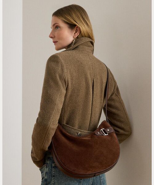 LAUREN RALPH LAUREN / ローレン ラルフ ローレン ショルダーバッグ | スエード ラージ Tasha ショルダー バッグ | 詳細6