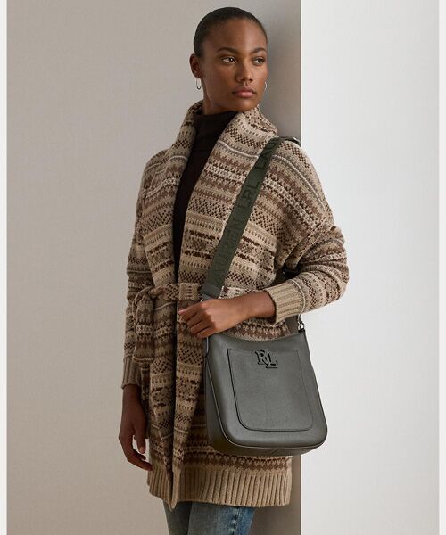 LAUREN RALPH LAUREN / ローレン ラルフ ローレン ショルダーバッグ | ペブルド レザー ラージ Cameryn クロスボディ | 詳細5
