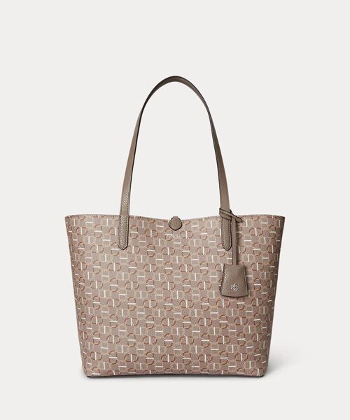 LAUREN RALPH LAUREN / ローレン ラルフ ローレン トートバッグ | フェイクレザー ラージ リバーシブル トート バッグ | 詳細4