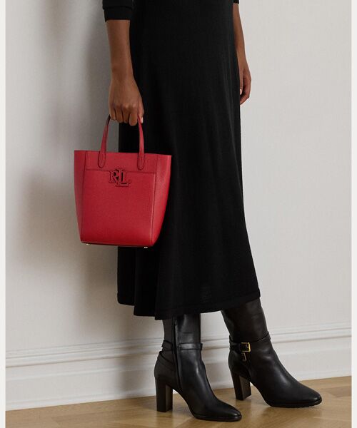 LAUREN RALPH LAUREN / ローレン ラルフ ローレン トートバッグ | ペブルド レザー スモール Cameryn トート バッグ | 詳細5