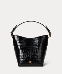 LAUREN RALPH LAUREN / ローレン ラルフ ローレン ハンドバッグ | クロコエンボスド ミディアム Witley バケット バッグ
