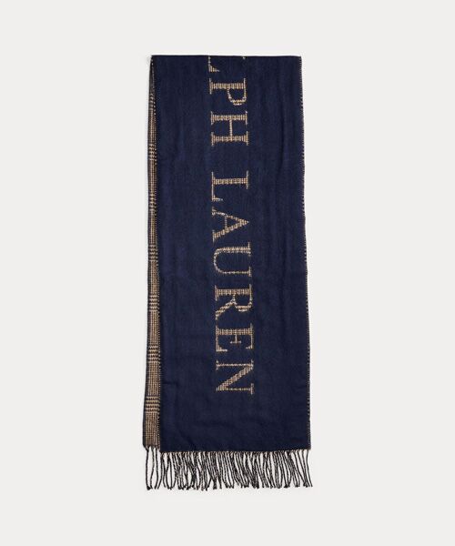 LAUREN RALPH LAUREN / ローレン ラルフ ローレン マフラー・ショール・スヌード・ストール | リバーシブル ロゴ ジャカード マフラー | 詳細1