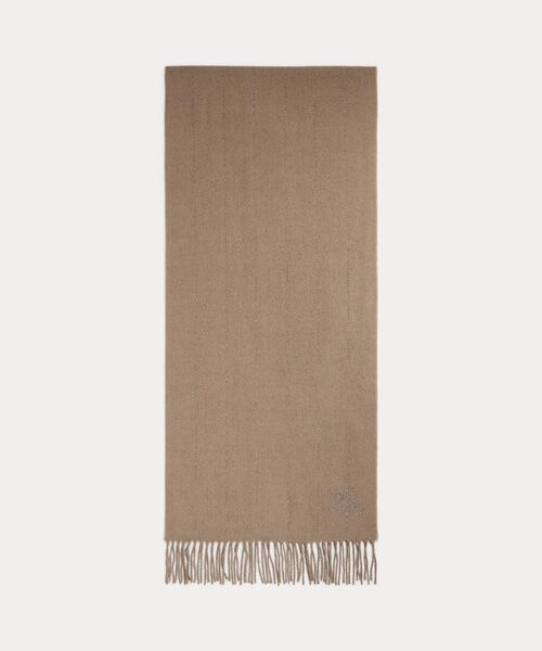 LAUREN RALPH LAUREN / ローレン ラルフ ローレン バンダナ・スカーフ | ピンストライプエンベリッシュド ラップ スカーフ | 詳細1