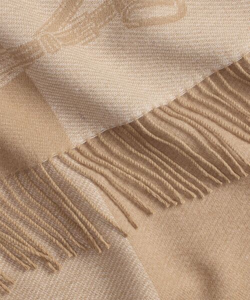 LAUREN RALPH LAUREN / ローレン ラルフ ローレン バンダナ・スカーフ | ベルティングモチーフ & ロゴ ジャカード ラップ スカーフ | 詳細4