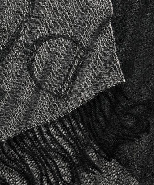 LAUREN RALPH LAUREN / ローレン ラルフ ローレン バンダナ・スカーフ | ベルティングモチーフ & ロゴ ジャカード ラップ スカーフ | 詳細2