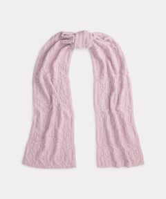 LAUREN RALPH LAUREN / ローレン ラルフ ローレン バンダナ・スカーフ | ポインテールニット コットンブレンド スカーフ