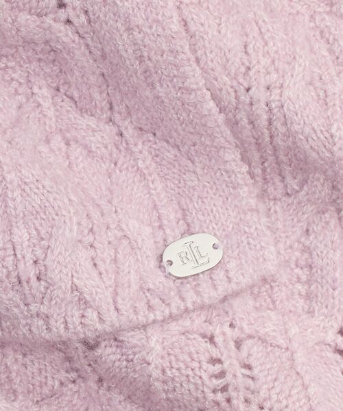 LAUREN RALPH LAUREN / ローレン ラルフ ローレン バンダナ・スカーフ | ポインテールニット コットンブレンド スカーフ | 詳細2