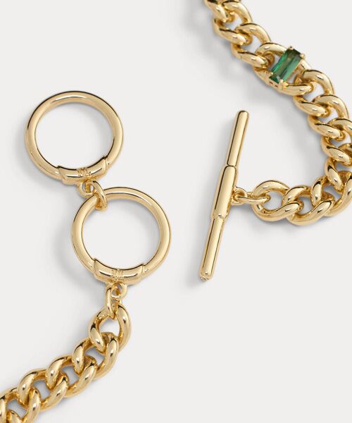 LAUREN RALPH LAUREN / ローレン ラルフ ローレン ネックレス・ペンダント・チョーカー | ゴールドプレーテッド ストーン カラー ネックレス | 詳細1