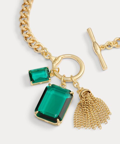 LAUREN RALPH LAUREN / ローレン ラルフ ローレン ネックレス・ペンダント・チョーカー | ゴールドプレーテッド ストーン ペンダント ネックレス | 詳細1