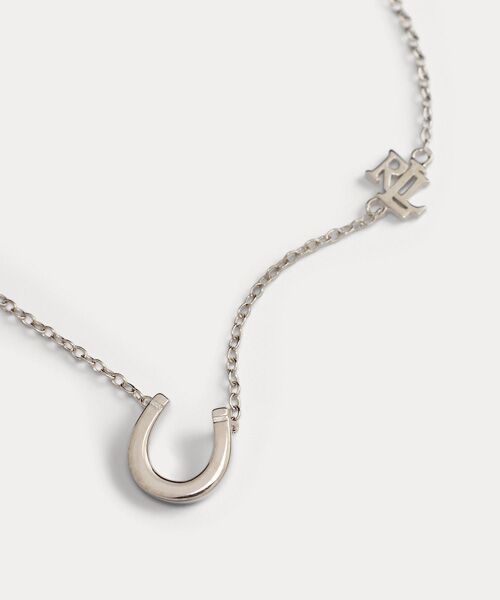LAUREN RALPH LAUREN / ローレン ラルフ ローレン ネックレス・ペンダント・チョーカー | スターリング シルバー ホースシュー ロゴ ネックレス | 詳細1