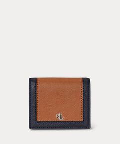 LAUREN RALPH LAUREN / ローレン ラルフ ローレン 財布・コインケース・マネークリップ | カラーブロック レザー コンパクト ウォレット