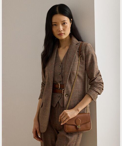 LAUREN RALPH LAUREN / ローレン ラルフ ローレン 財布・コインケース・マネークリップ | ペブルド レザー Bradley クロスボディ ウォレット | 詳細5