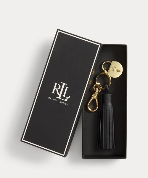 LAUREN RALPH LAUREN / ローレン ラルフ ローレン チャーム | パドロック & レザー タッセル チャーム | 詳細1