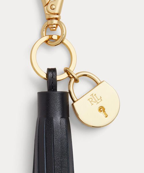 LAUREN RALPH LAUREN / ローレン ラルフ ローレン チャーム | パドロック & レザー タッセル チャーム | 詳細2